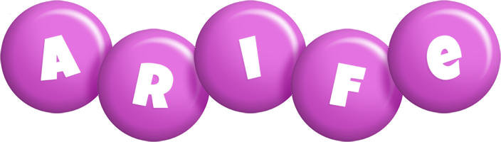 Arife candy-purple logo