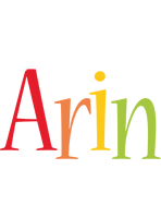 Arin birthday logo