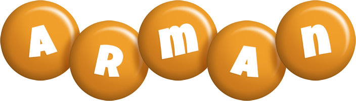 Arman candy-orange logo