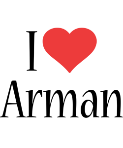 Arman i-love logo