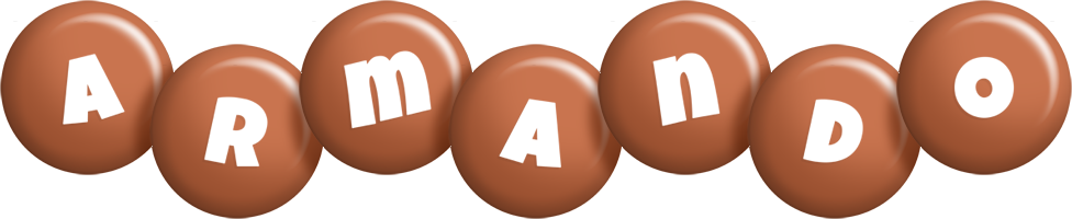 Armando candy-brown logo