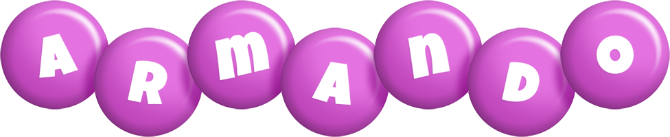 Armando candy-purple logo