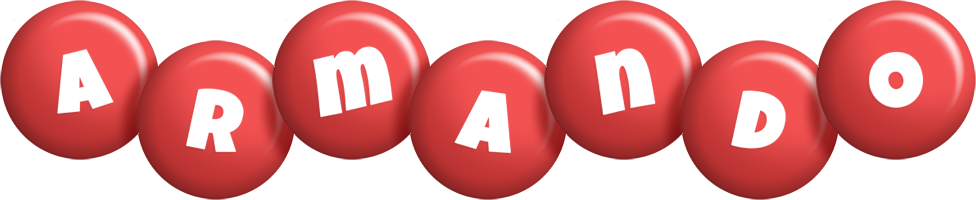 Armando candy-red logo