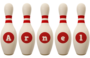 Arnel bowling-pin logo