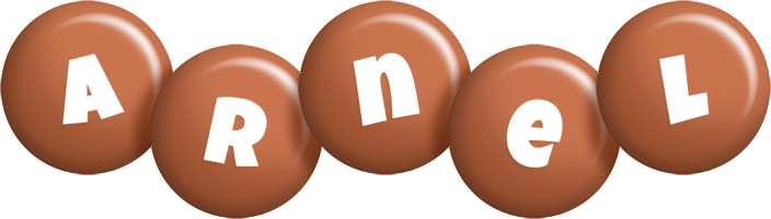 Arnel candy-brown logo