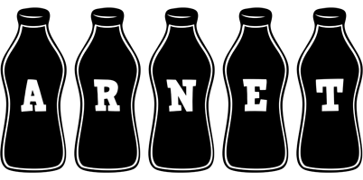 Arnet bottle logo