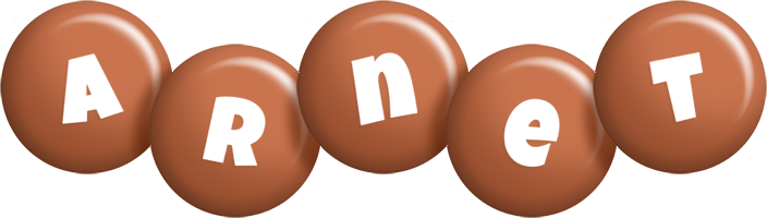 Arnet candy-brown logo