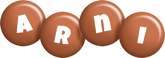 Arni candy-brown logo