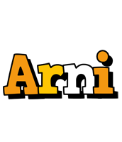 Arni cartoon logo