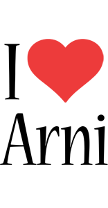 Arni i-love logo