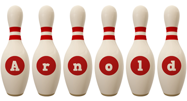 Arnold bowling-pin logo