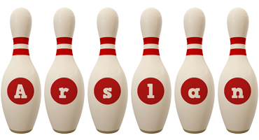 Arslan bowling-pin logo