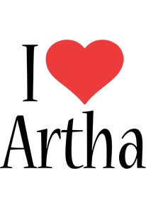 Artha i-love logo