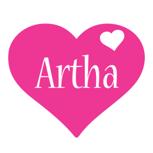 Artha love-heart logo