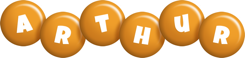 Arthur candy-orange logo