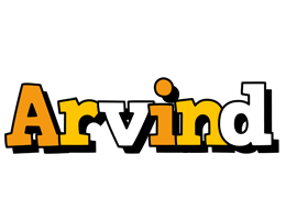 Arvind cartoon logo