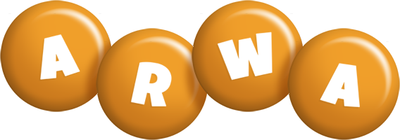 Arwa candy-orange logo