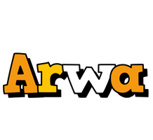 Arwa cartoon logo