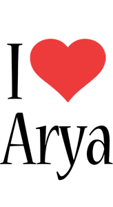Arya i-love logo