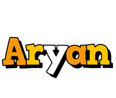Aryan cartoon logo