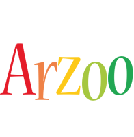 Arzoo birthday logo