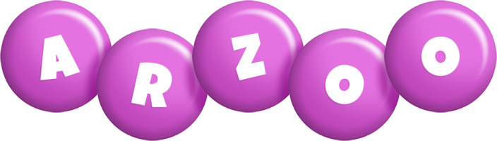 Arzoo candy-purple logo