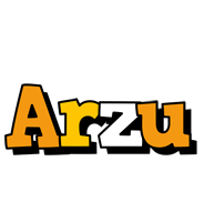 Arzu cartoon logo