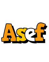 Asef cartoon logo