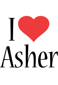 Asher i-love logo