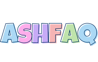 Ashfaq pastel logo