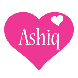 Ashiq love-heart logo