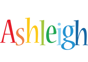 Ashleigh birthday logo