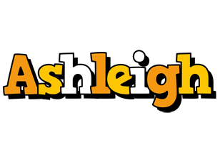 Ashleigh cartoon logo