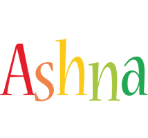 Ashna birthday logo