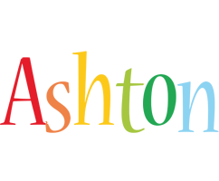 Ashton birthday logo