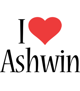 Ashwin i-love logo