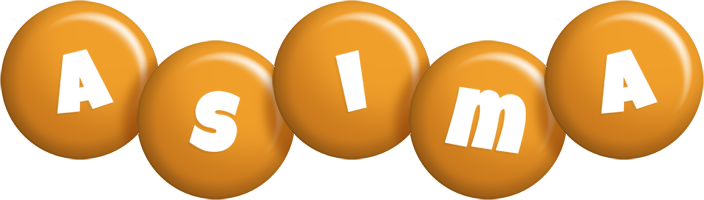 Asima candy-orange logo