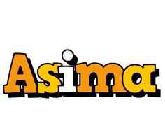 Asima cartoon logo