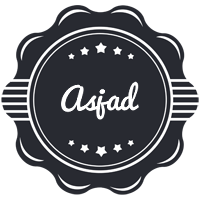 Asjad badge logo