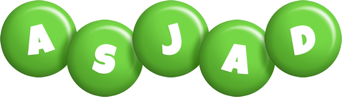 Asjad candy-green logo