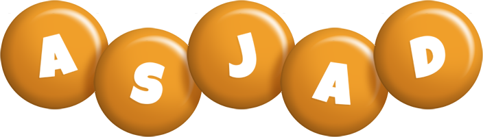 Asjad candy-orange logo