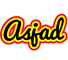 Asjad flaming logo