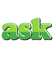 Ask apple logo