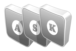 Ask silver logo