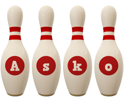 Asko bowling-pin logo