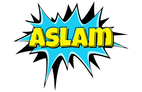 Aslam amazing logo