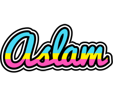 Aslam circus logo