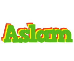 Aslam crocodile logo