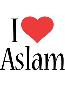 Aslam i-love logo
