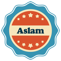 Aslam labels logo